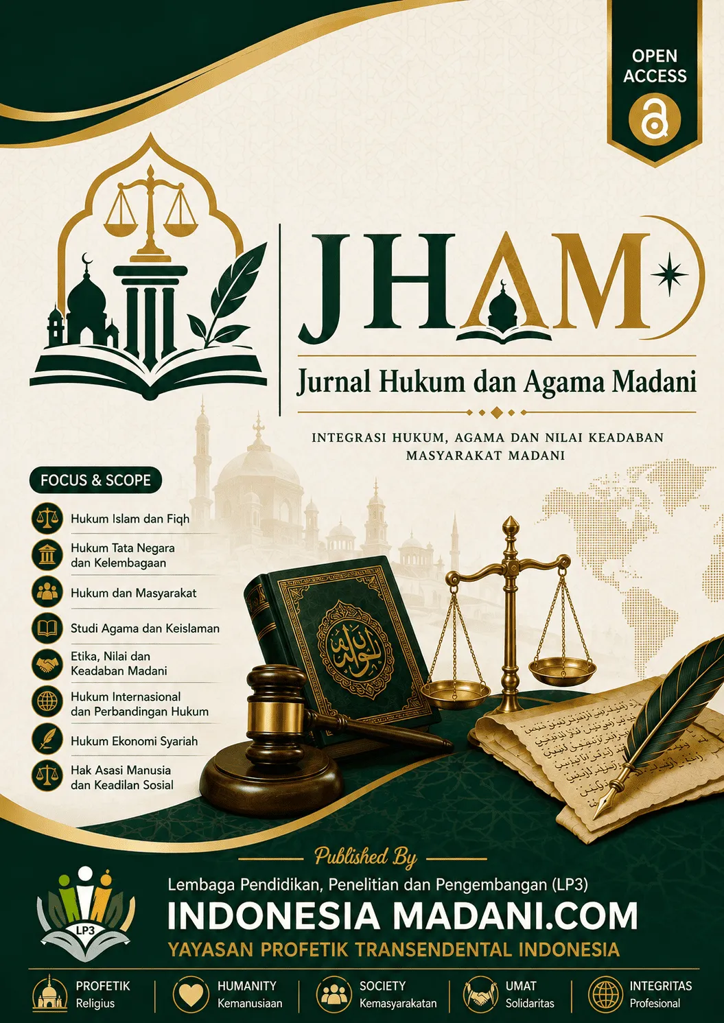 Jurnal Hukum dan Agama Madani (JHAM)